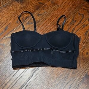 Black Corset Bra